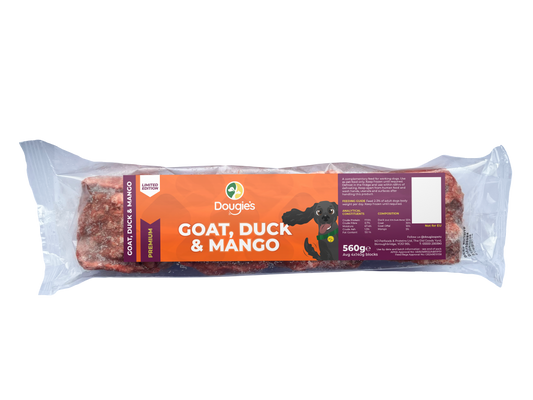 Dougies Goat, Duck & Mango 4x140g