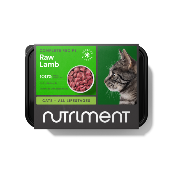 Nutriment Raw Cat food Lamb formula (contains chicken) 500 g