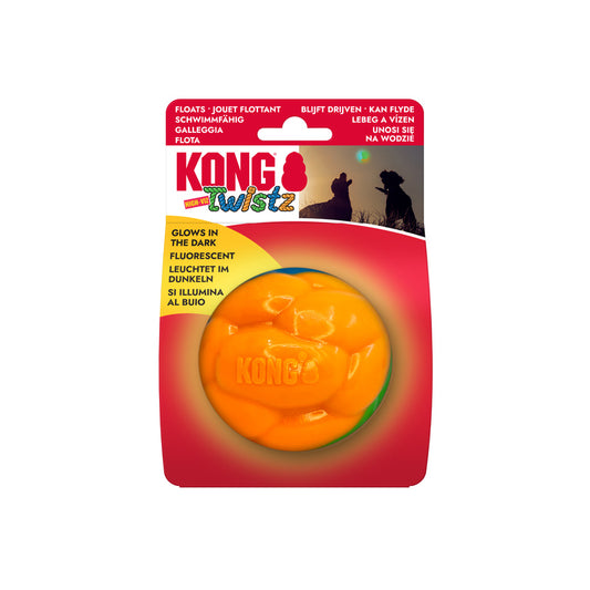 KONG Twistz Hi Vis Ball