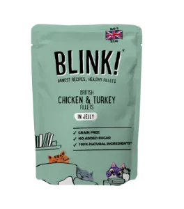 Blink cat food. Single pouch
