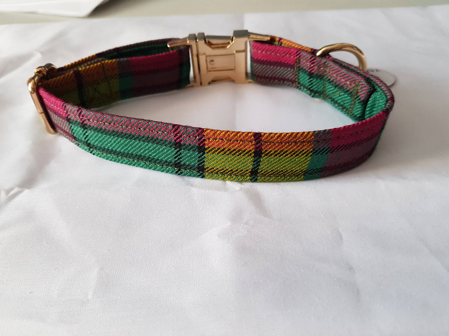 Tartan Dog Collar (Medium) - MacMillan Tartan