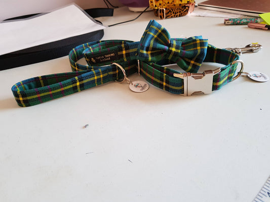Tartan Dog Lead - MacMillan Hunting Tartan