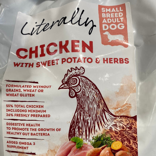 Literally Grain Free chicken for small breed dogs