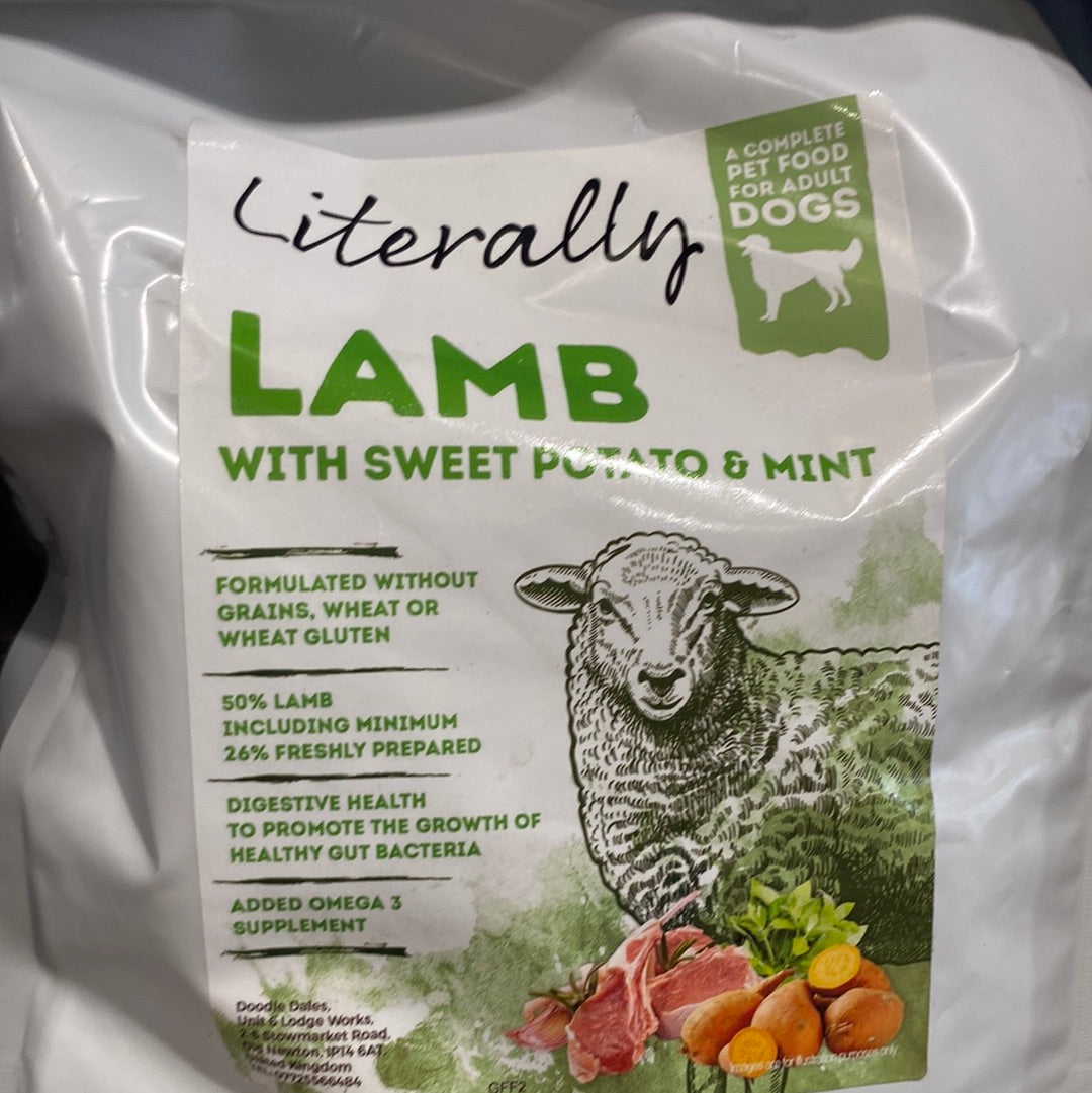 Literally Grain Free lamb & mint