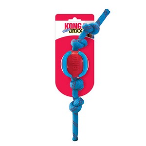 Kong Bright Jaxx ball with rope