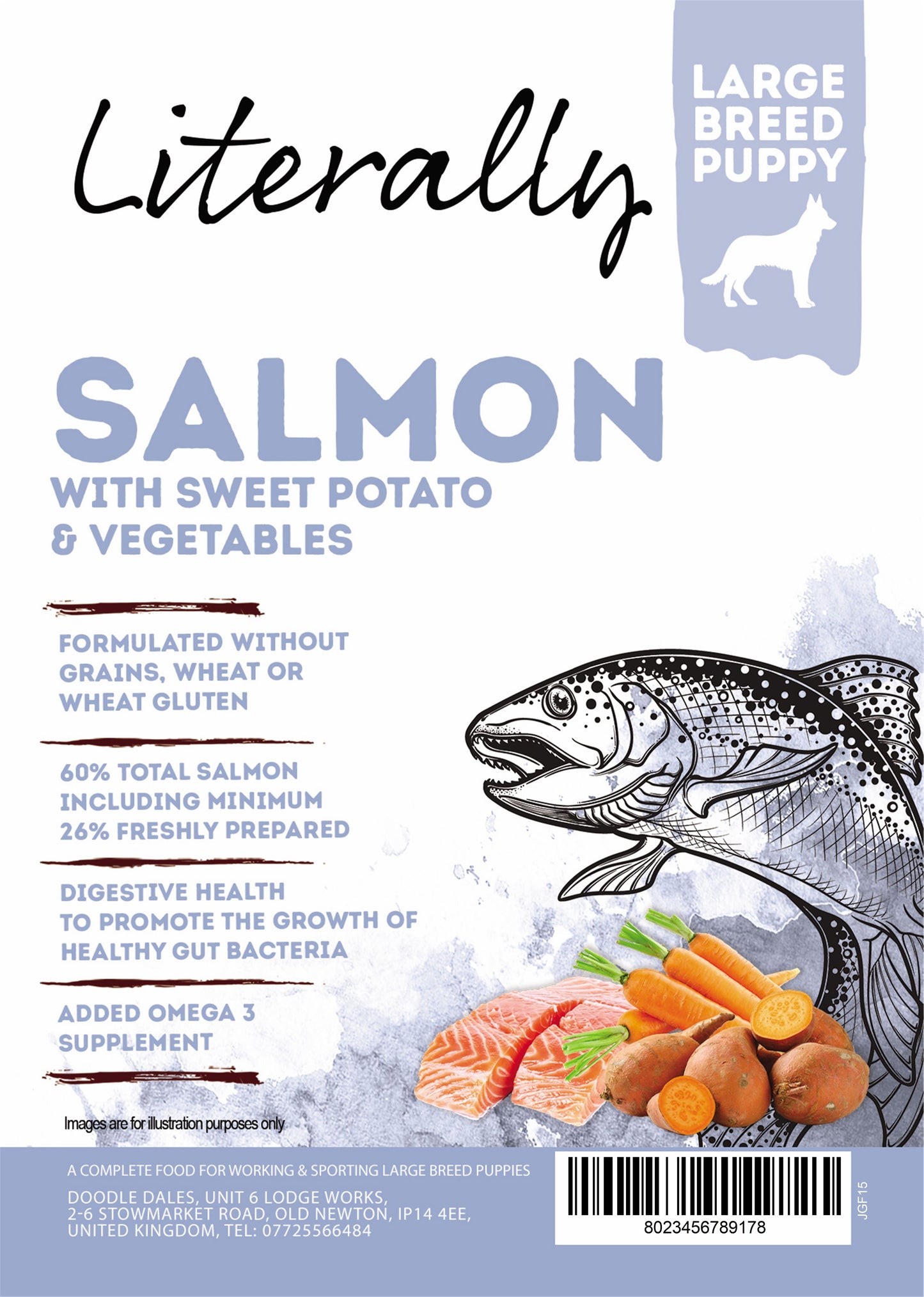 Literally Grain Free puppy large breed