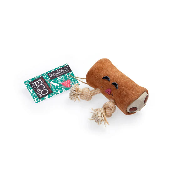 Green & Wilds Pam au Chocolat eco dog toy