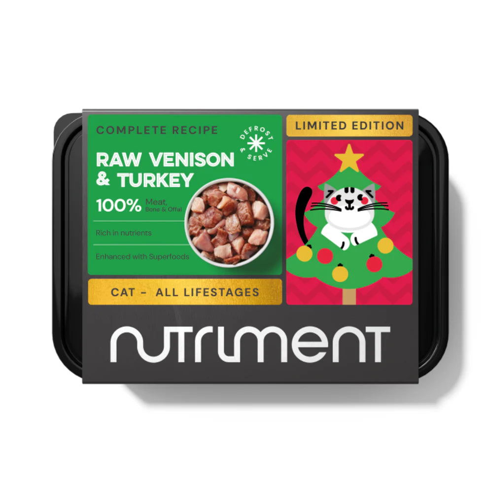 Nutriment Christmas Venison & Turkey for Cats 500g