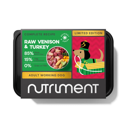 Nutriment Christmas Venison and Turkey for Dogs 500g