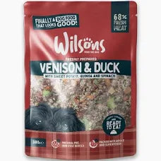 Wilson’s Freshly cooked Venison & Duck 380g