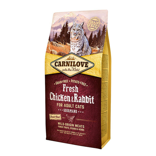 Carnilove cat food, Fresh chicken & rabbit