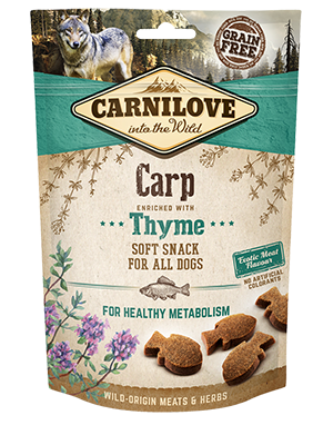 Carnilove soft treats Carp with thyme 200g