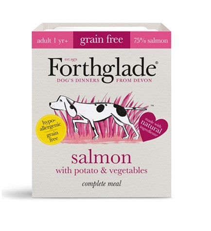 Forthglade Grain Free complete Salmon and vegetables 395g