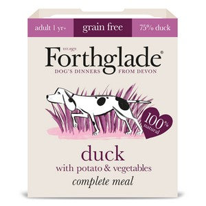 Forthglade Grain Free complete Duck with potato and vegetables 395g
