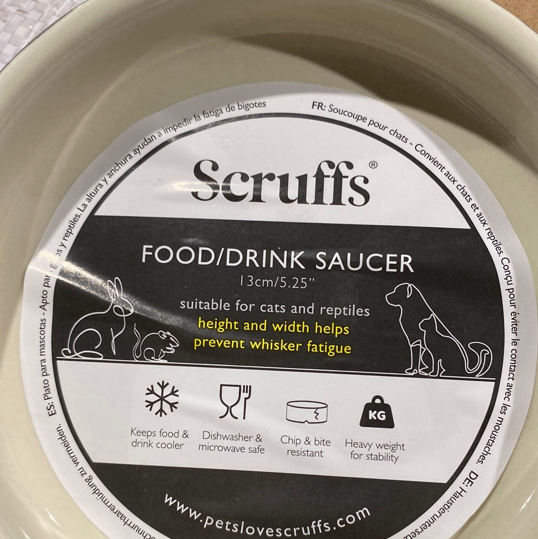 Scruffs Classic Pet Saucer 13cm grey