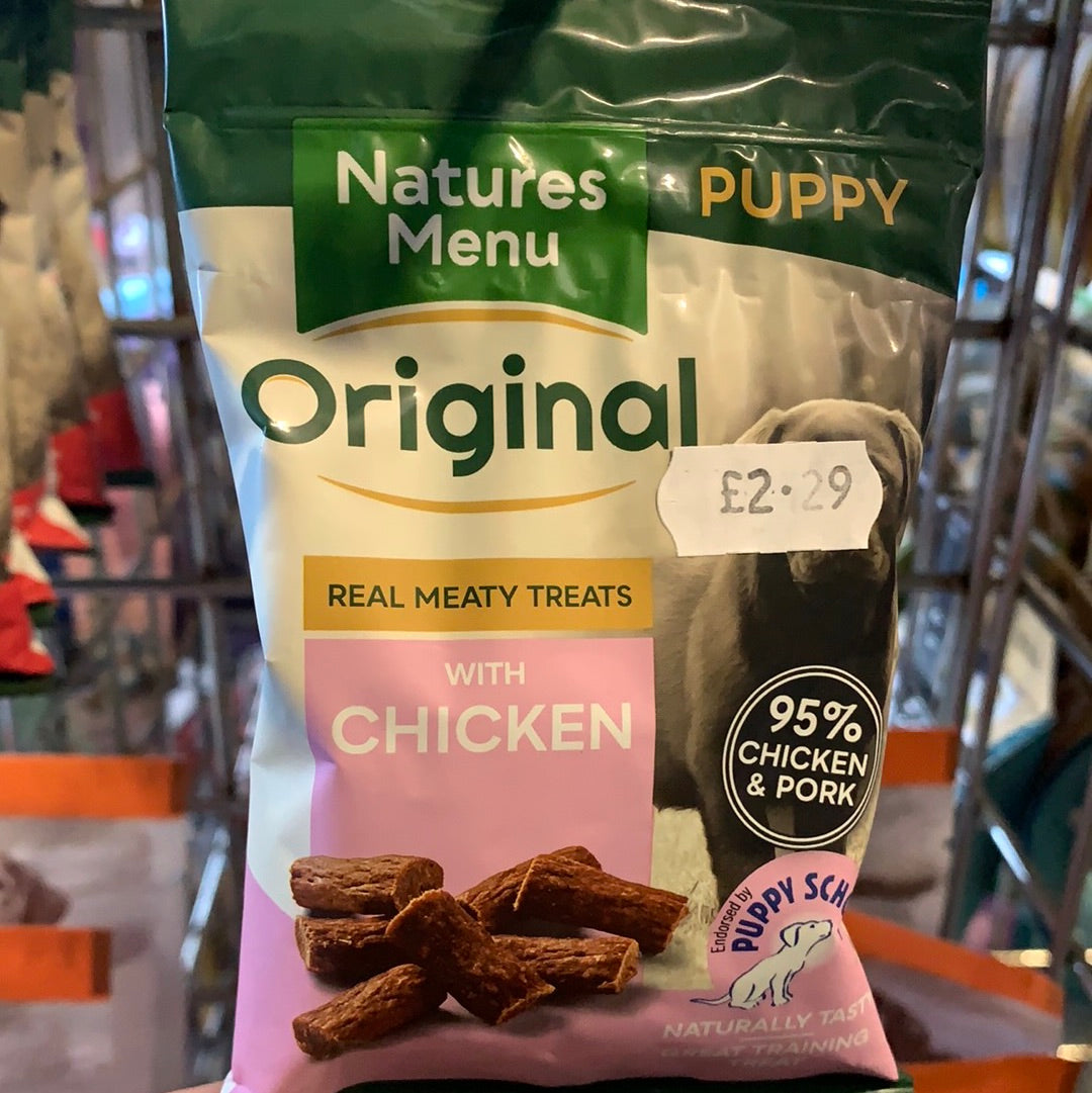 Natures Menu real meaty treats for puppies