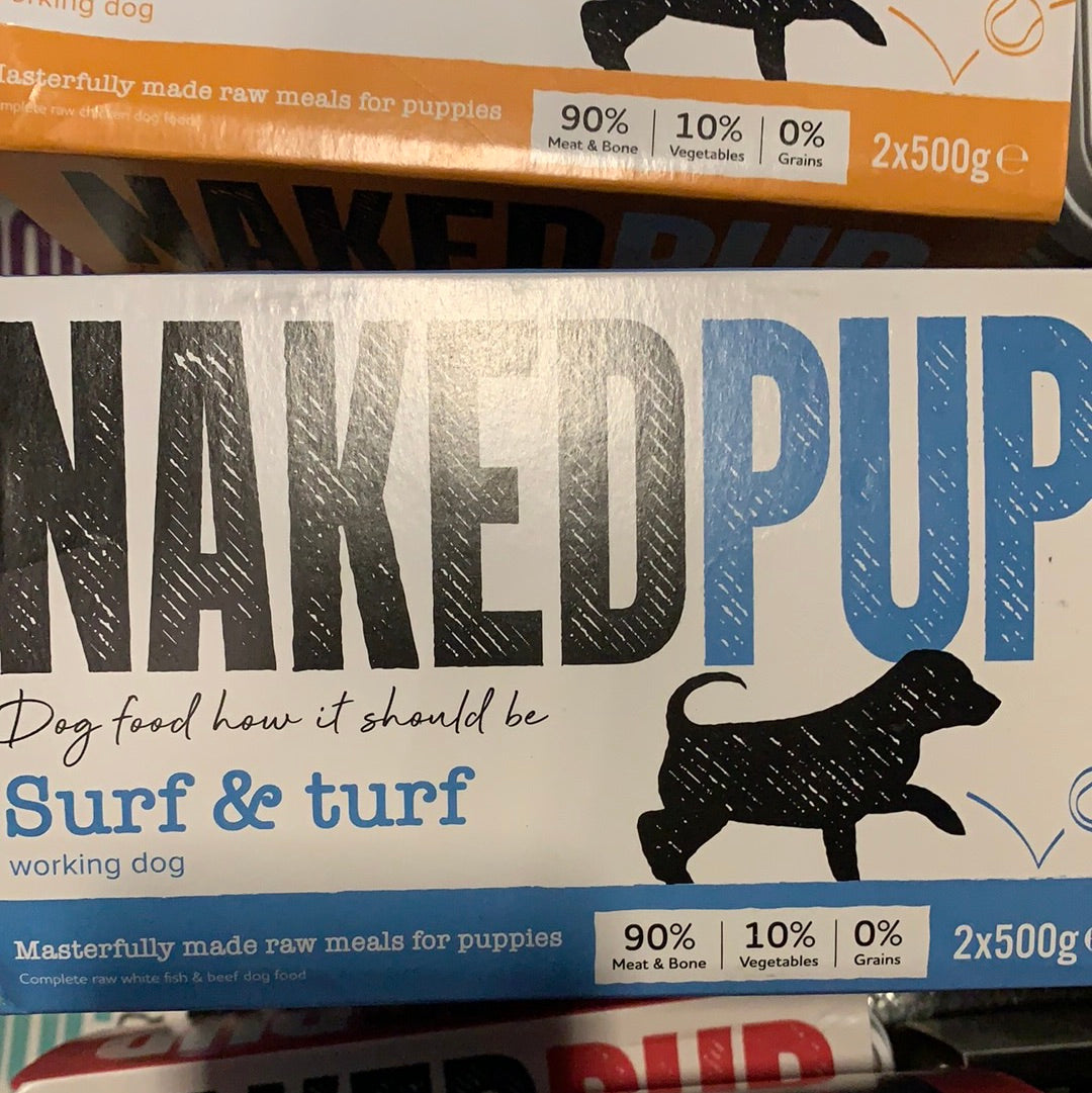 Naked Pup Surf & Turf 2x500g