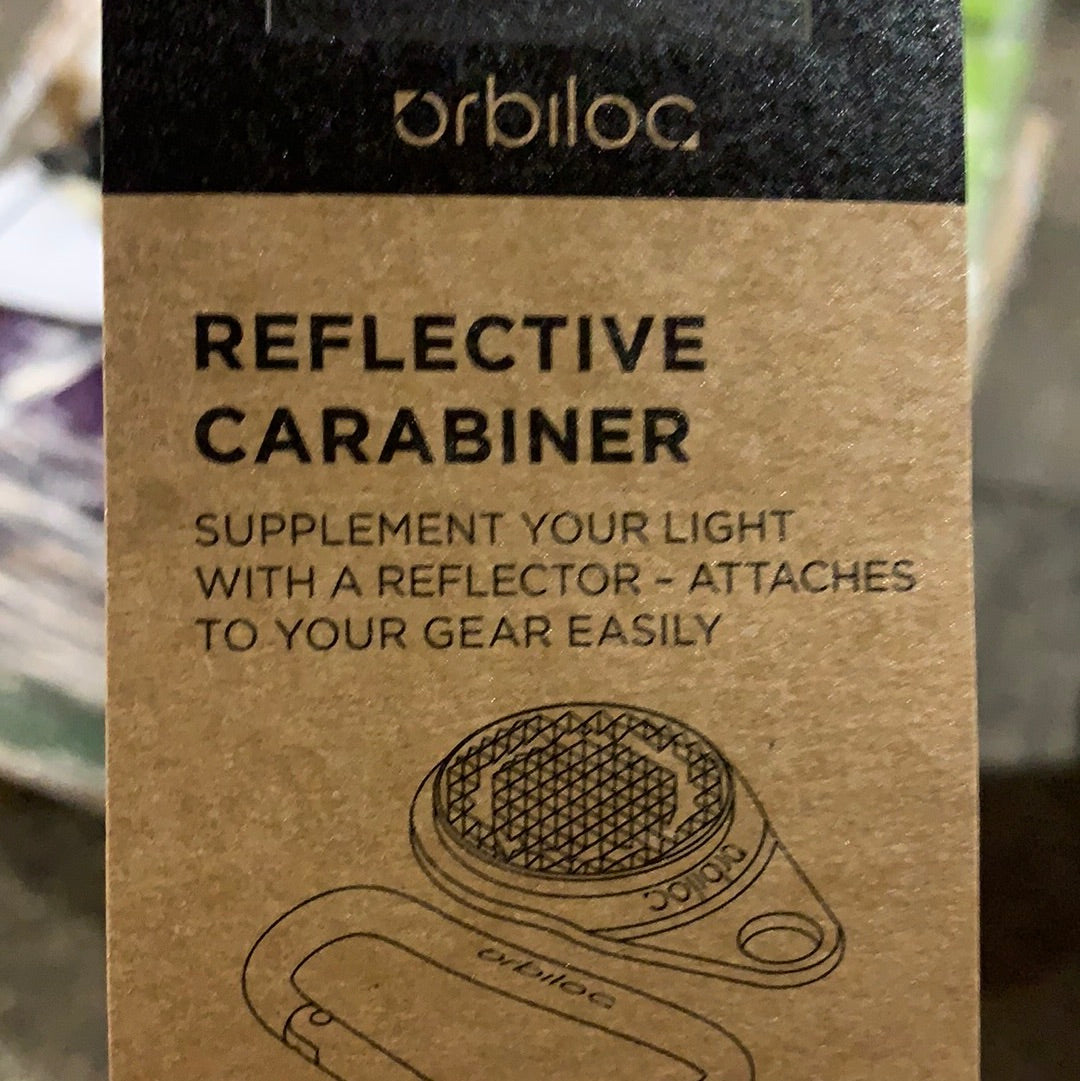 Orbiloc reflective carabiner