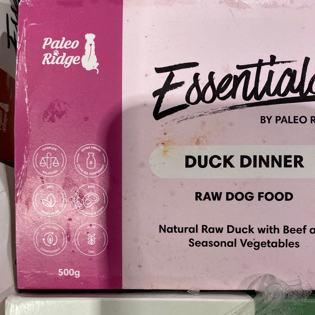 Paleo Ridge Essentials. Duck dinner 500g