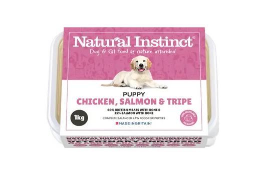Natural Instinct Puppy Chicken, Salmon & Tripe 1kg