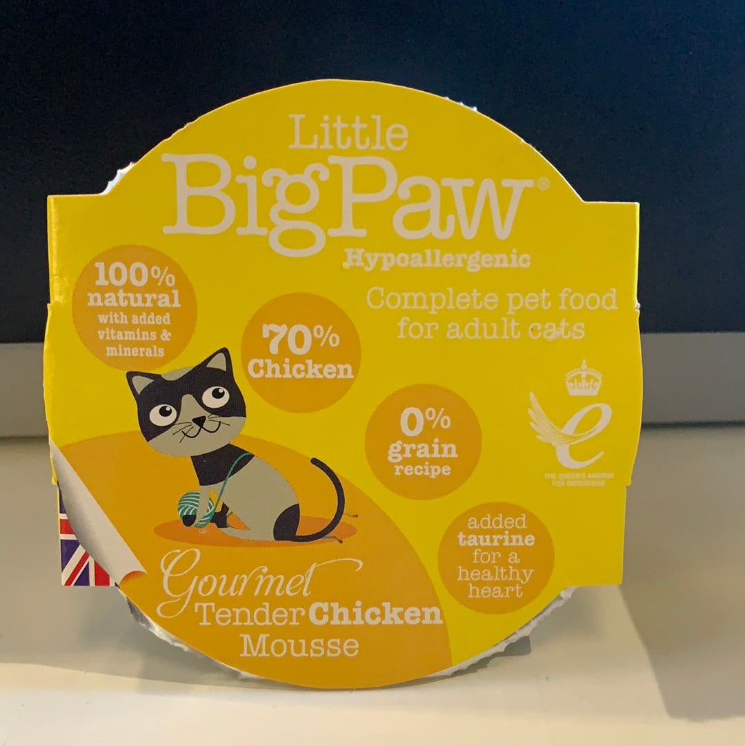 Little Big Paw Tender chicken mousse for cats