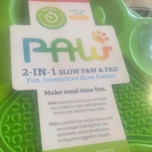 Paw. 2in1 slow feeder and lick mat