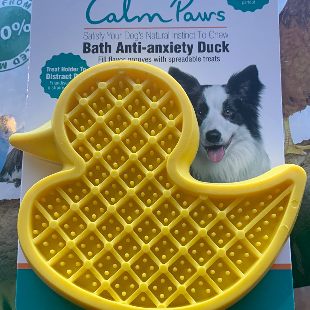 Calm Paws anti anxiety bath duck