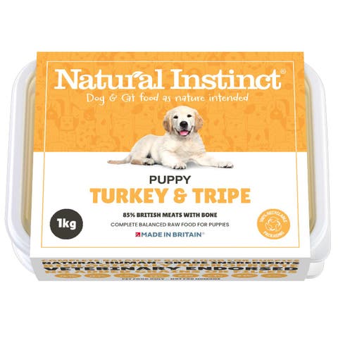 Natural Instinct Puppy. Turkey and tripe
