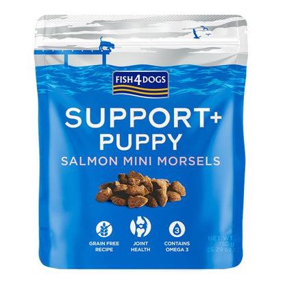 Fish4Dogs support + puppy mini morsels
